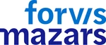 Logo der Forvis Mazars in blauer Schrift